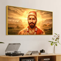 Royal Indian Chhatrapati Shivaji Maharaj Wall Art Painting