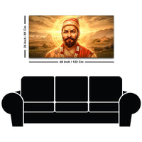 Royal Indian Chhatrapati Shivaji Maharaj Wall Art Painting