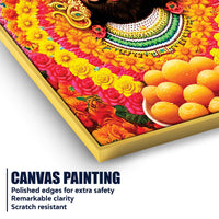 Royal Khatu Shyam Ji Canvas Painting | Traditional Wall Décor