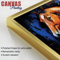 Running Horse Canvas Wall Painting for Living Room Décor