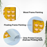 Sacred Cow Pichwai Style Canvas Painting | Nathdwara Inspired Wall Décor Art