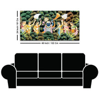 Sacred Shrinathji Pichwai Art Canvas Wall Painting