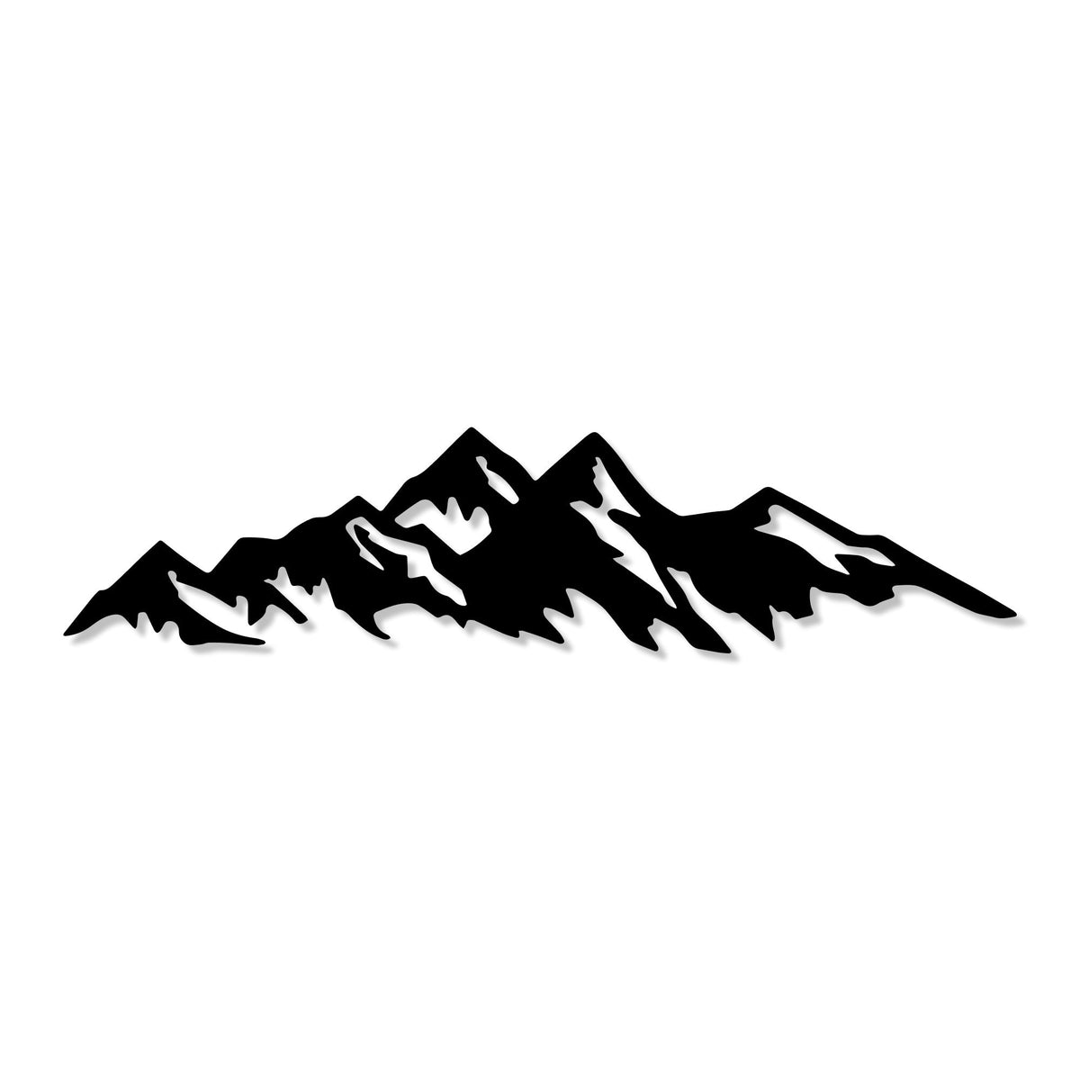 Shade of Mountains Design Metal Art Wall Decor