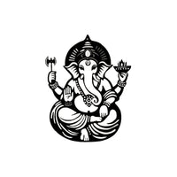 Shree Ganesha Blessings Metal Art Devotion Wall Decor