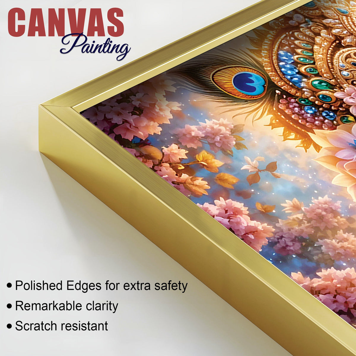 Shree Radha Krishna Premium Canvas Wall Painting