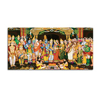 Shree Ram Sita Vivah Religious Canvas Wall Painting