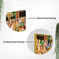 Shree Ram Sita Vivah Religious Canvas Wall Painting