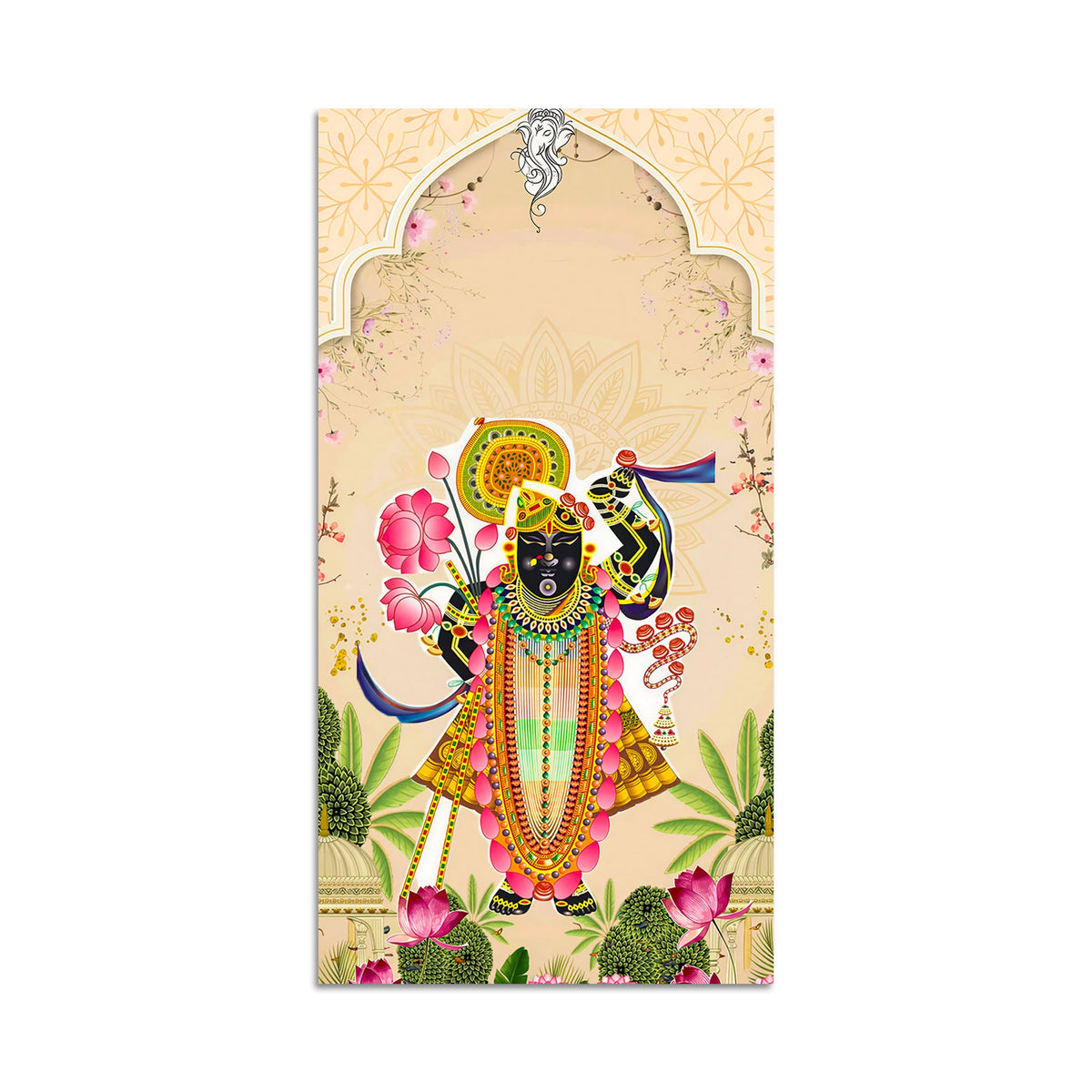 Shreenath ji Pichwai Canvas Painting | Premium Home Wall Decor