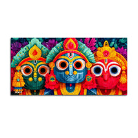 Shri Jagannath Wall Art Canvas Painting