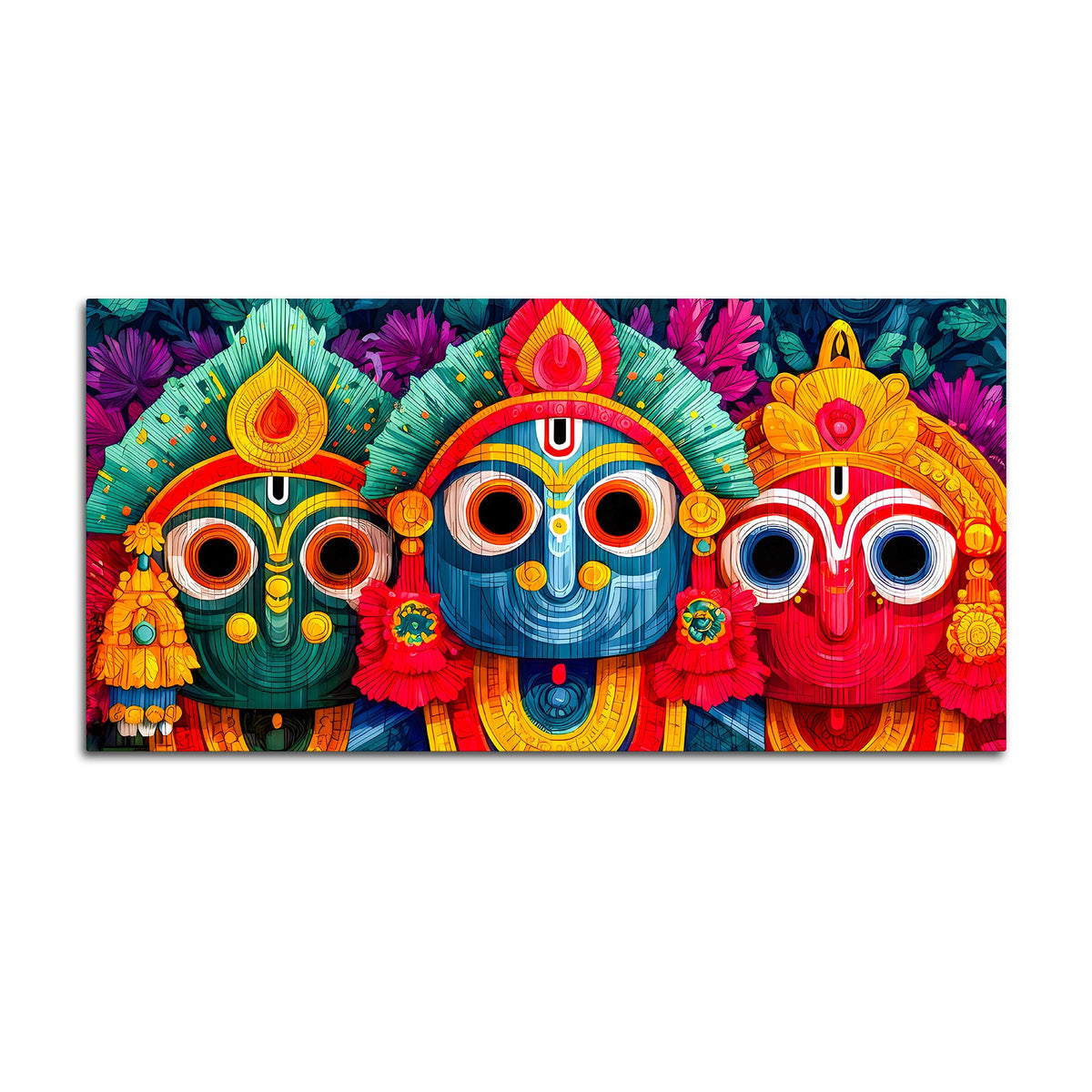Shri Jagannath Wall Art Canvas Painting