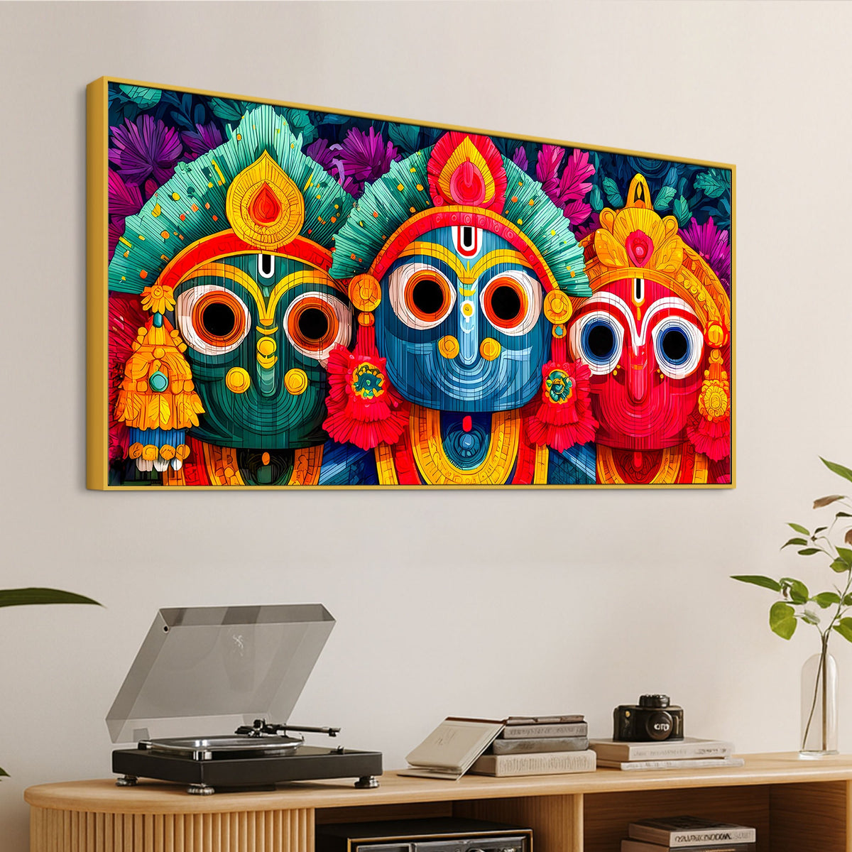 Shri Jagannath Wall Art Canvas Painting