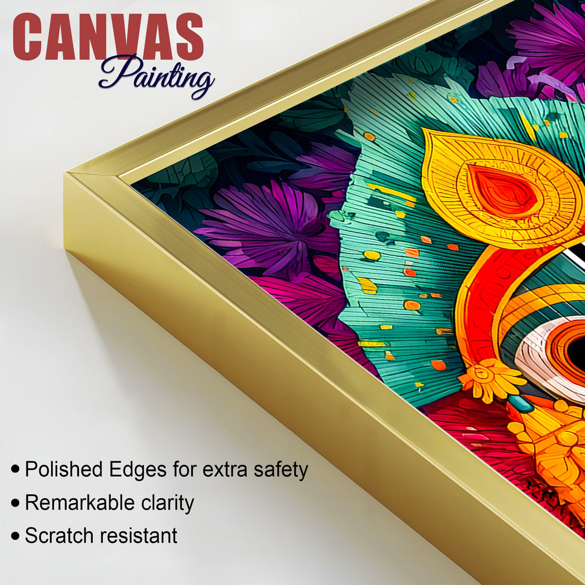Shri Jagannath Wall Art Canvas Painting