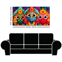 Shri Jagannath Wall Art Canvas Painting