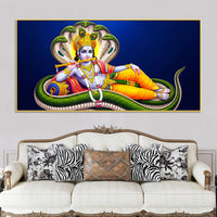 Shri Vishnu Avtar Wall Art Canvas Painting