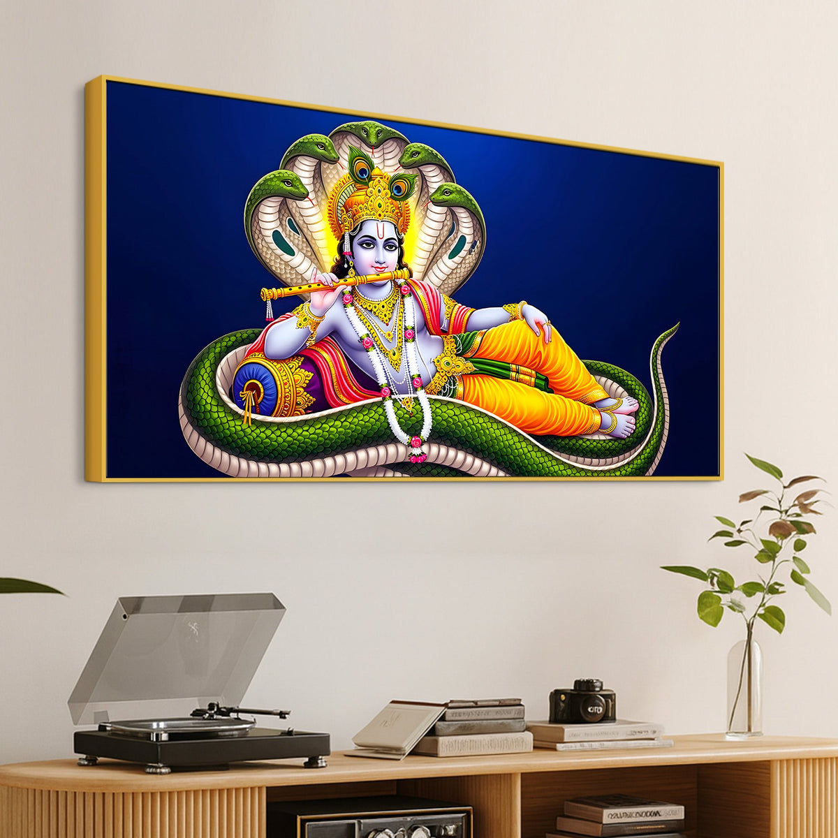 Shri Vishnu Avtar Wall Art Canvas Painting