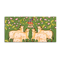 Shrinath Ji Pichwai Wall Painting | Spiritual Home Decor