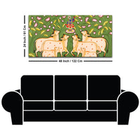 Shrinath Ji Pichwai Wall Painting | Spiritual Home Decor