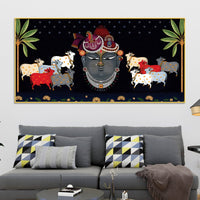 Shrinathji Face Pichwai Art Wall Painting