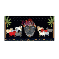 Shrinathji Face Pichwai Art Wall Painting