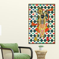 Shrinathji Pichwai Art Canvas Painting | Ethnic Decor