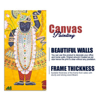 Shrinathji Pichwai Canvas Painting | Nathdwara Wall Decor for Living Room