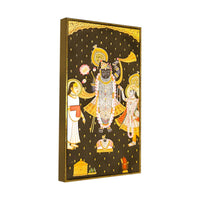 Shrinathji Pichwai Canvas Wall Painting | Indian Religious Wall Décor Art