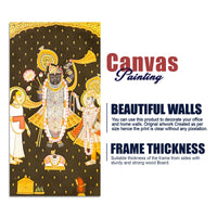 Shrinathji Pichwai Canvas Wall Painting | Indian Religious Wall Décor Art
