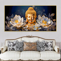 Spiritual Buddha Canvas Wall Art for Bedroom & Living Room