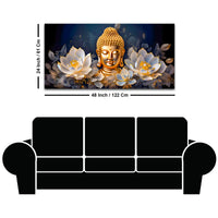 Spiritual Buddha Canvas Wall Art for Bedroom & Living Room