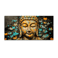 Spiritual Buddha Canvas Wall Painting for Home & Office Decor