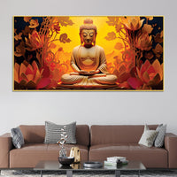 Spiritual  Buddha Painting for Peaceful Home Interiors