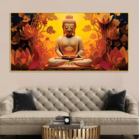 Spiritual  Buddha Painting for Peaceful Home Interiors