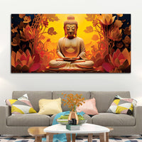 Spiritual  Buddha Painting for Peaceful Home Interiors