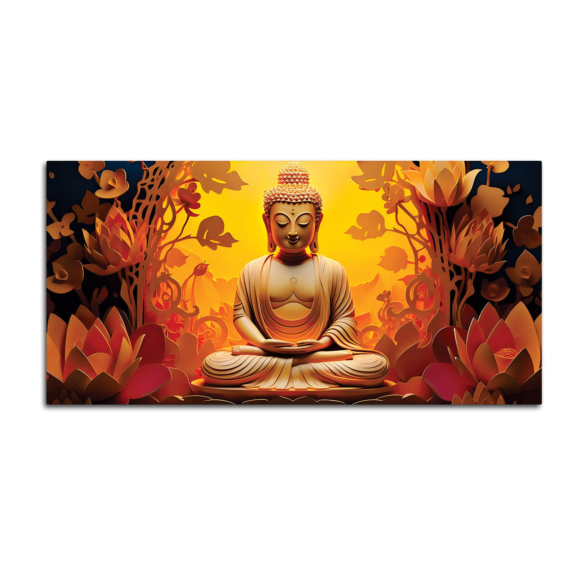 Spiritual  Buddha Painting for Peaceful Home Interiors