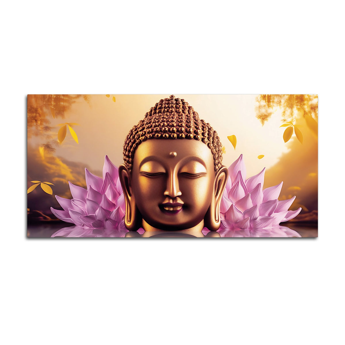 Spiritual Buddha Wall Painting for Modern Home Decor