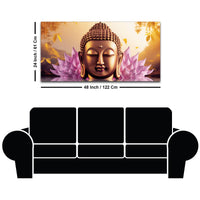 Spiritual Buddha Wall Painting for Modern Home Decor