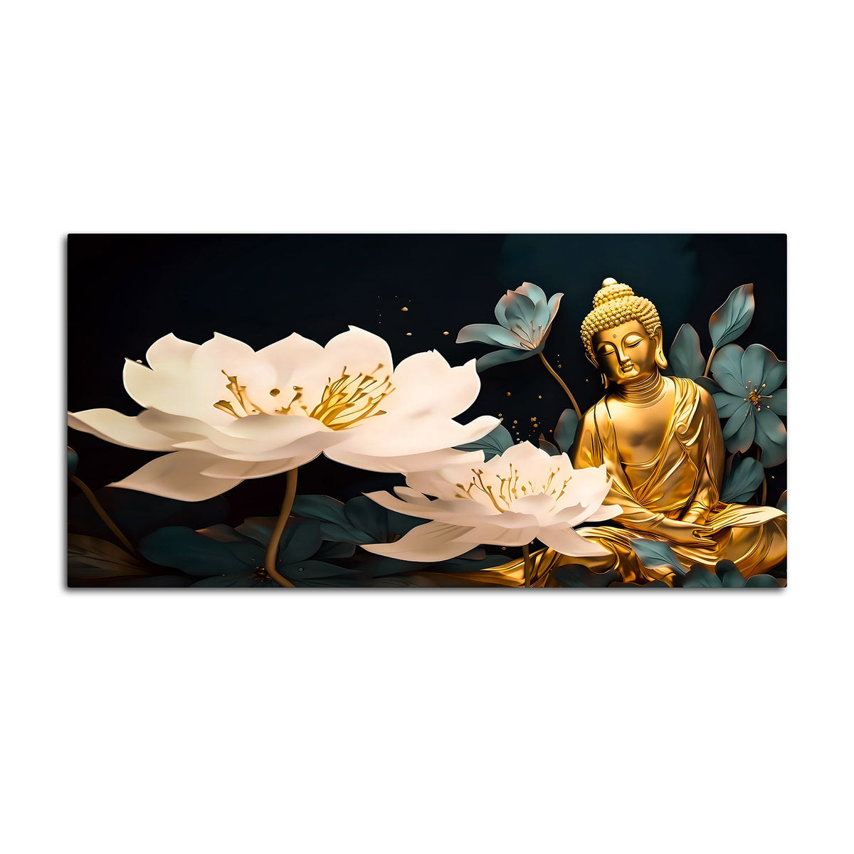Spiritual Decorative Buddha Wall Painting for Home & Office