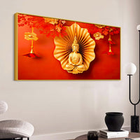 Spiritual Gautam Buddha Canvas Painting for Home Décor