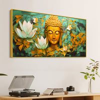 Spiritual Gautam Buddha Wall Painting for Calm Home Décor