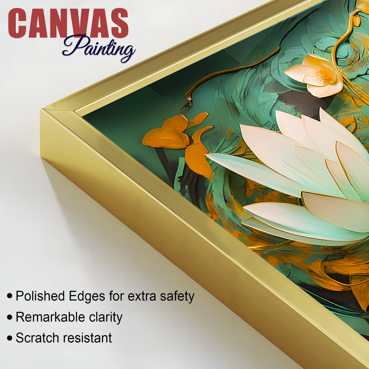 Spiritual Gautam Buddha Wall Painting for Calm Home Décor