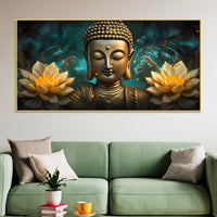 Spiritual Home Decor Buddha Wall Painting