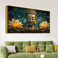 Spiritual Home Decor Buddha Wall Painting