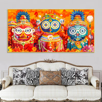 Spiritual Jagannath Ji Wall Art Painting for Home Décor