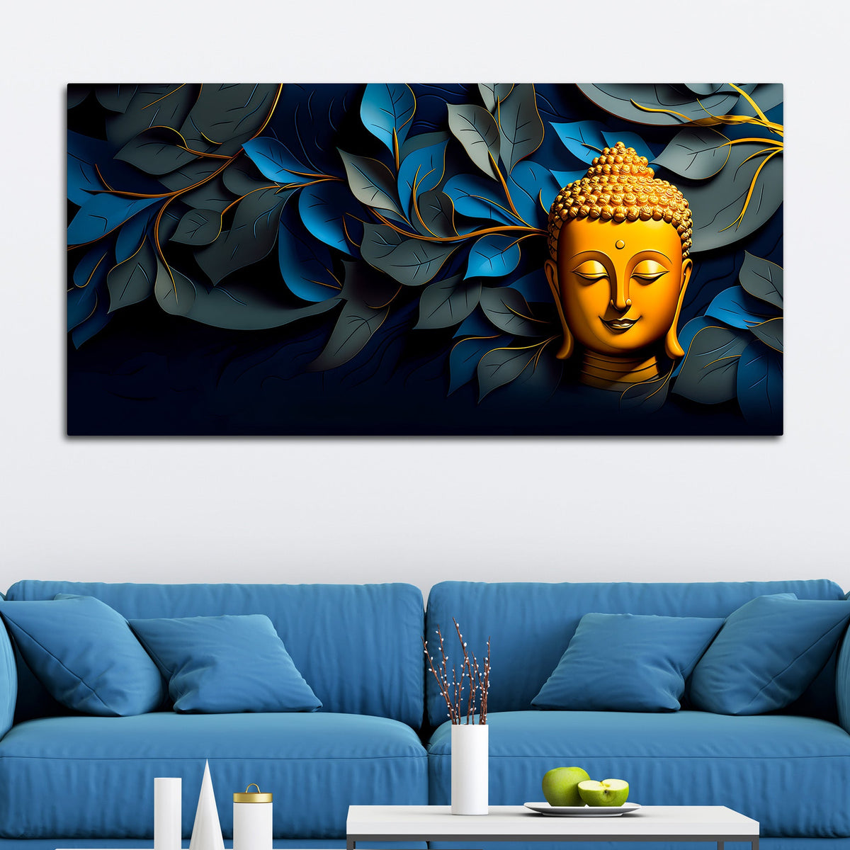 Spiritual Lord Buddha Painting for Home Decoration