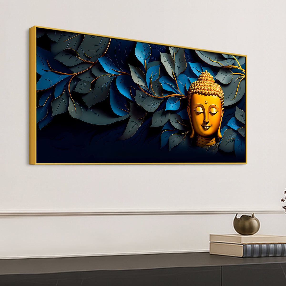 Spiritual Lord Buddha Painting for Home Decoration