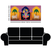 Spiritual Shrinathji Pichwai Art Canvas Wall Painting