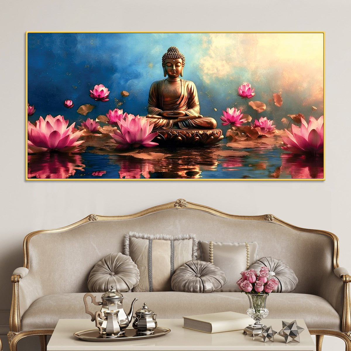 Spiritual Wall Buddha Painting for Decor