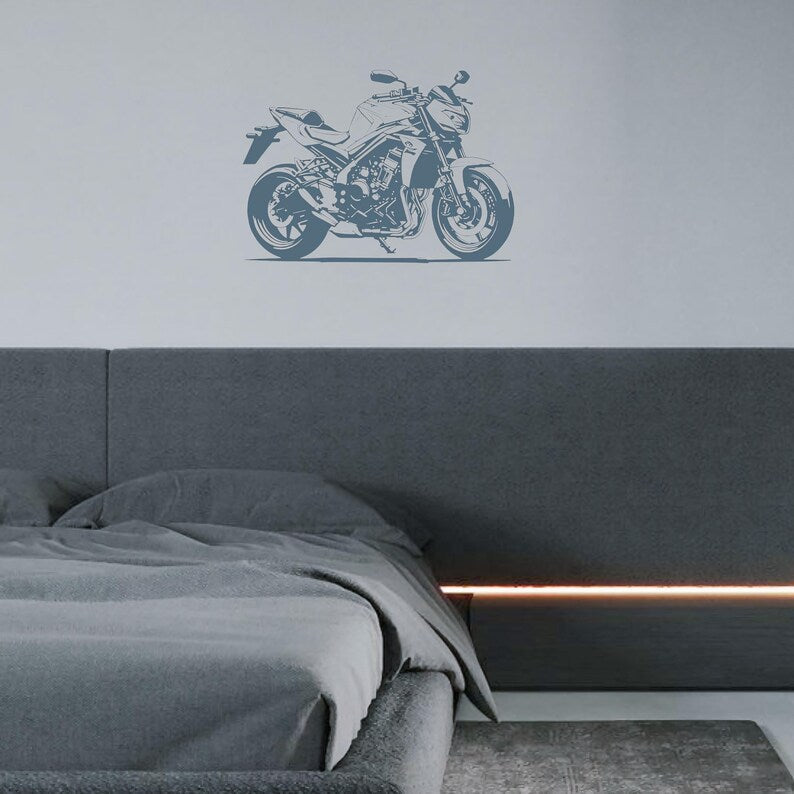 Sports Bike Metal Wall Art for Rider & Modern Home Décor