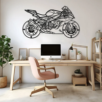 Sports Bike Wall Art | Stylish Motorcycle Wall Decor