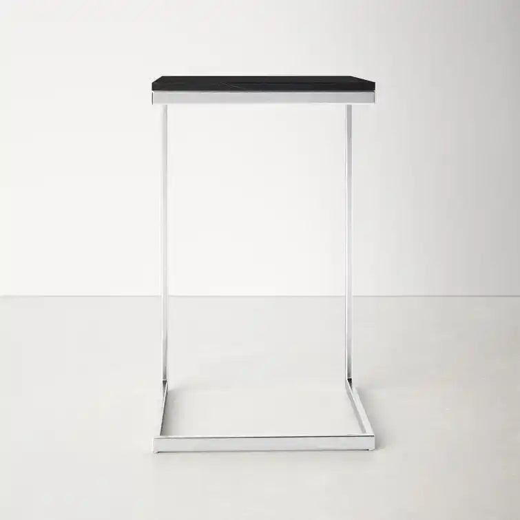 Square Black Marble Modern Designer Side Table